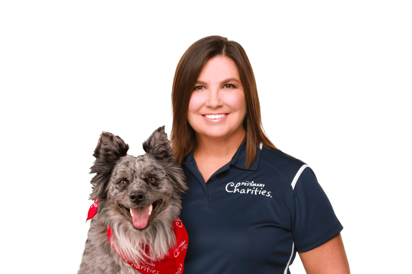 Suzi Berros with her dog Motley